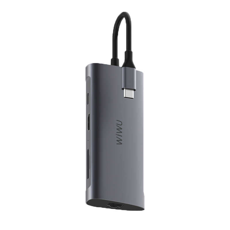 Wiwu Alpha 831HRT Type-C Hub Gri