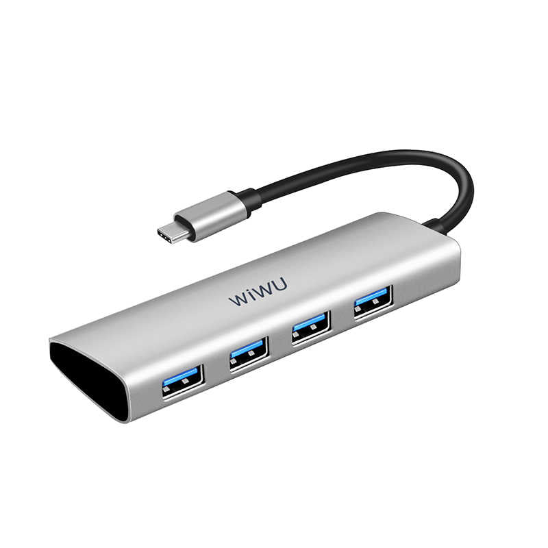 Wiwu Alpha A440 Type-C Hub Gri