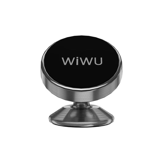 Wiwu CH003 360 Derece Dönebilen Magnetik Düz Zemin Versiyon Araç Telefon Tutucu Gri
