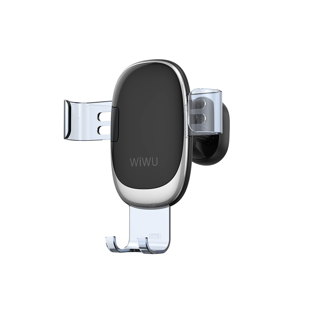 Wiwu CH010 Telefon Ağırlığı İle Çalışan Havalandırma Tasarım Araç Telefon Tutucu Siyah