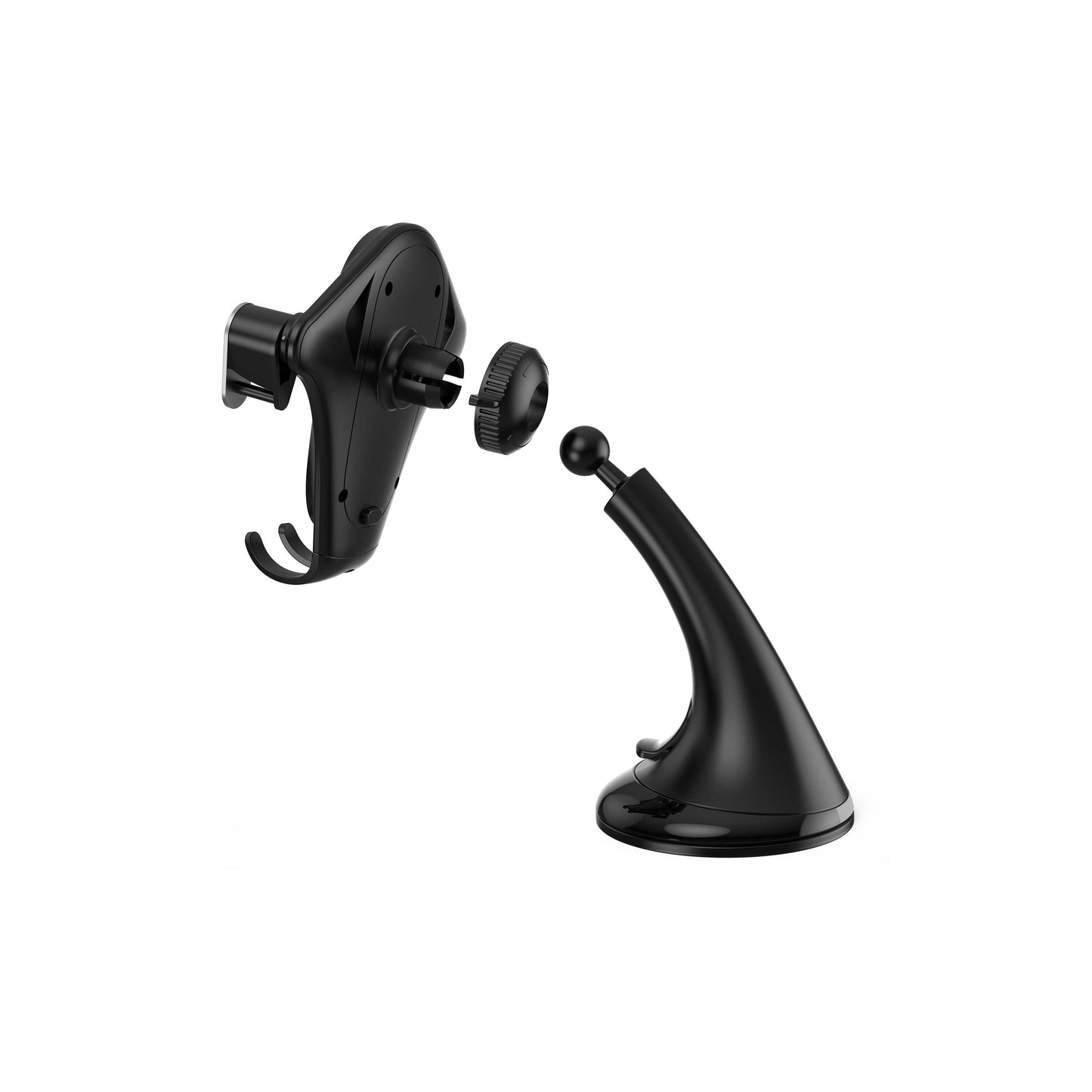 Wiwu CH019 Telefon Ağırlığı İle Çalışan Vantuzlu Tasarım Araç Telefon Tutucu Siyah