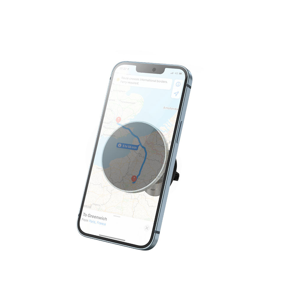Wiwu CH035 360° Derece Dönebilen Havalandırma Tasarım Araç Telefon Tutucu Siyah
