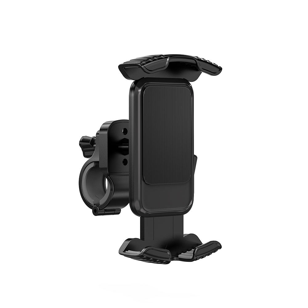 Wiwu CH037 Sarsıntı Önleyici 360° Derece Dönebilen Ayarlanabilir Motosiklet ve Bisiklet Telefon Tutucu Siyah