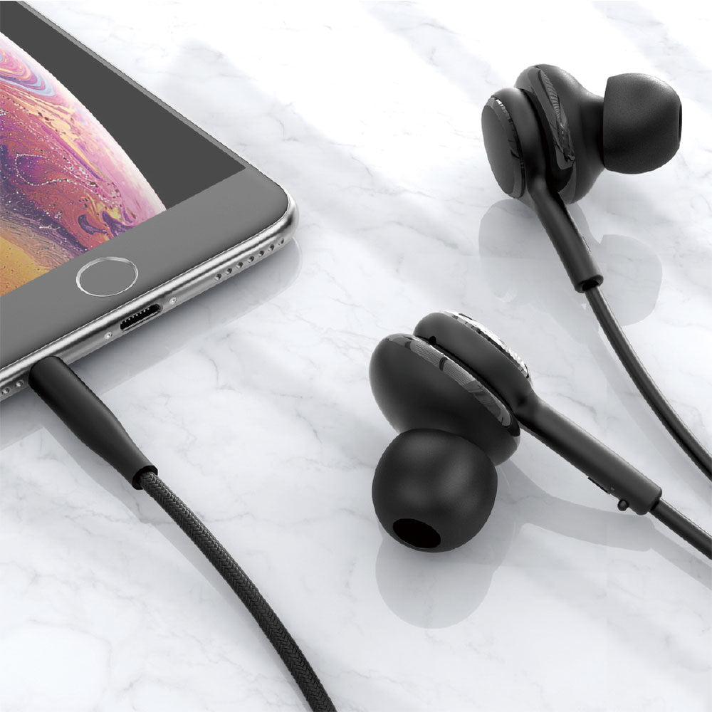 Wiwu EB310 Hi-Fi Ses Kaliteli 3.5mm Kulakiçi Kulaklık Siyah