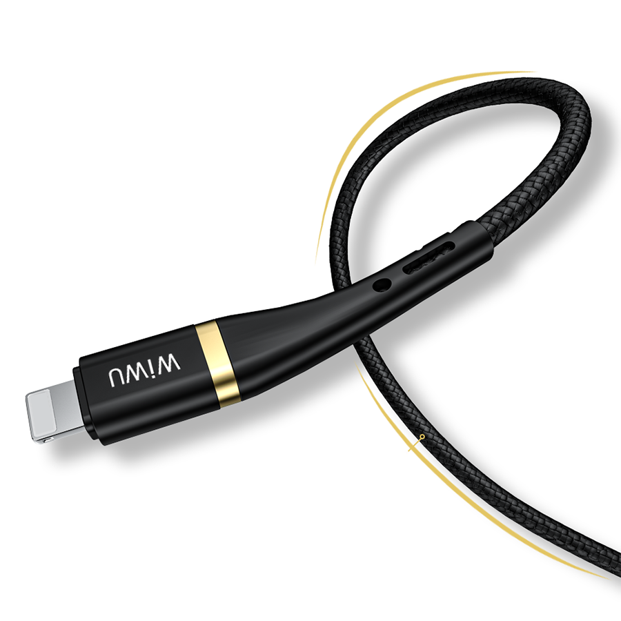 Wiwu Elite ED-100 Lightning Usb Kablo 2M Siyah