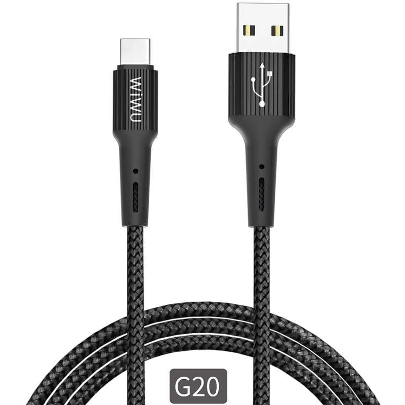 Wiwu G20 Gear Charging Type-C Kablo Siyah