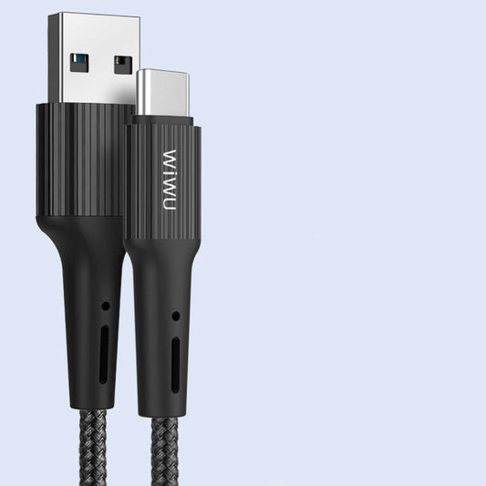 Wiwu G20 Gear Charging Type-C Kablo Siyah