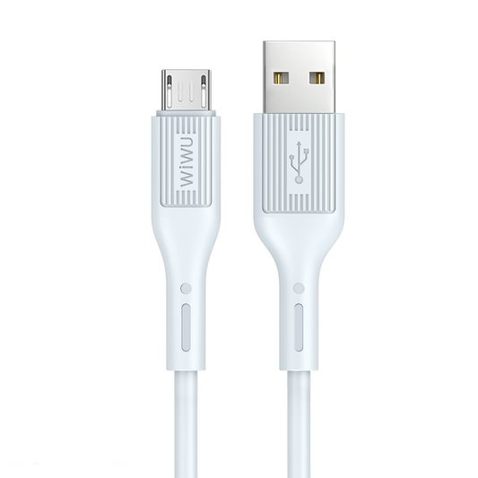 Wiwu G40 Vivid Micro Usb Kablo Beyaz