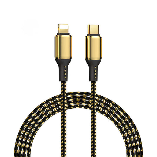 Wiwu Golden Series GD-103 Lightning To PD Data Kablo 2M Gold