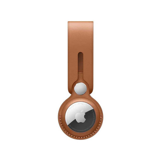 Wiwu Leather Ouch Airtag Anahtarlık Kahverengi