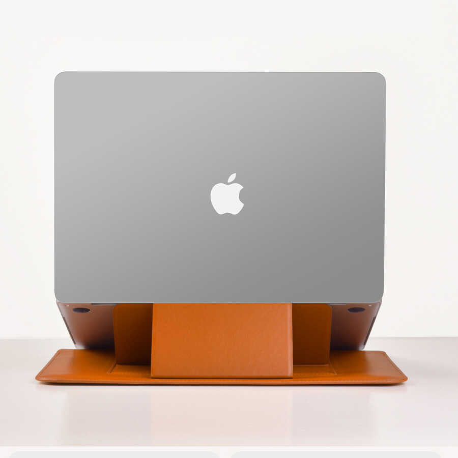 Apple Macbook 13.3' Air Wiwu Macbook Skin Pro Portable Stand Kılıf Mavi