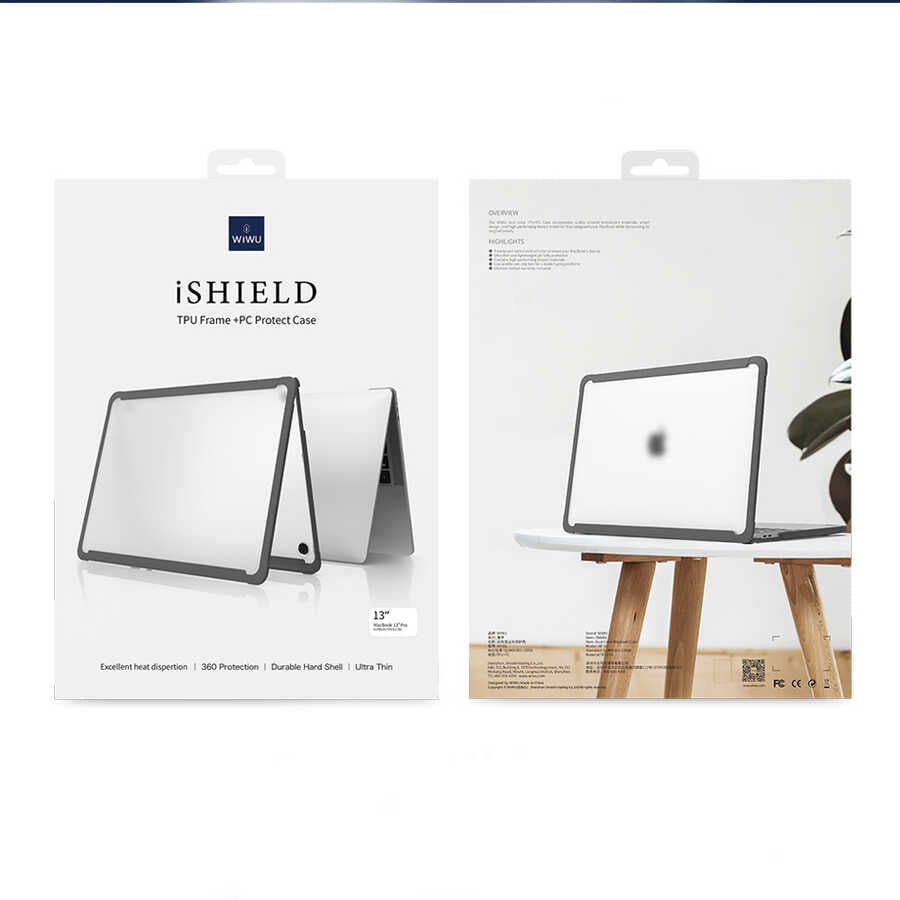 Apple Macbook 13.3' New Pro 2018 Wiwu Macbook HP-01 iShield Kapak Yeşil