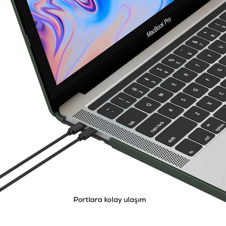 Apple Macbook 13.3' New Pro 2018 Wiwu Macbook HP-01 iShield Kapak Gri