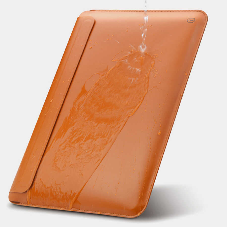 Apple Macbook 13.3' New Pro Wiwu Macbook Skin Pro Portable Stand Kılıf Kahverengi