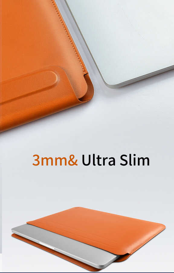 Apple Macbook 13.3' New Pro Wiwu Macbook Skin Pro Portable Stand Kılıf Mavi