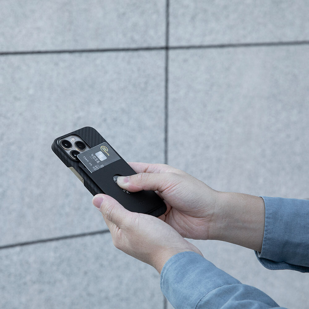 Pitaka MagEZ Card Sleeve 3.0 PU Deri Magnetik Kartlık Siyah