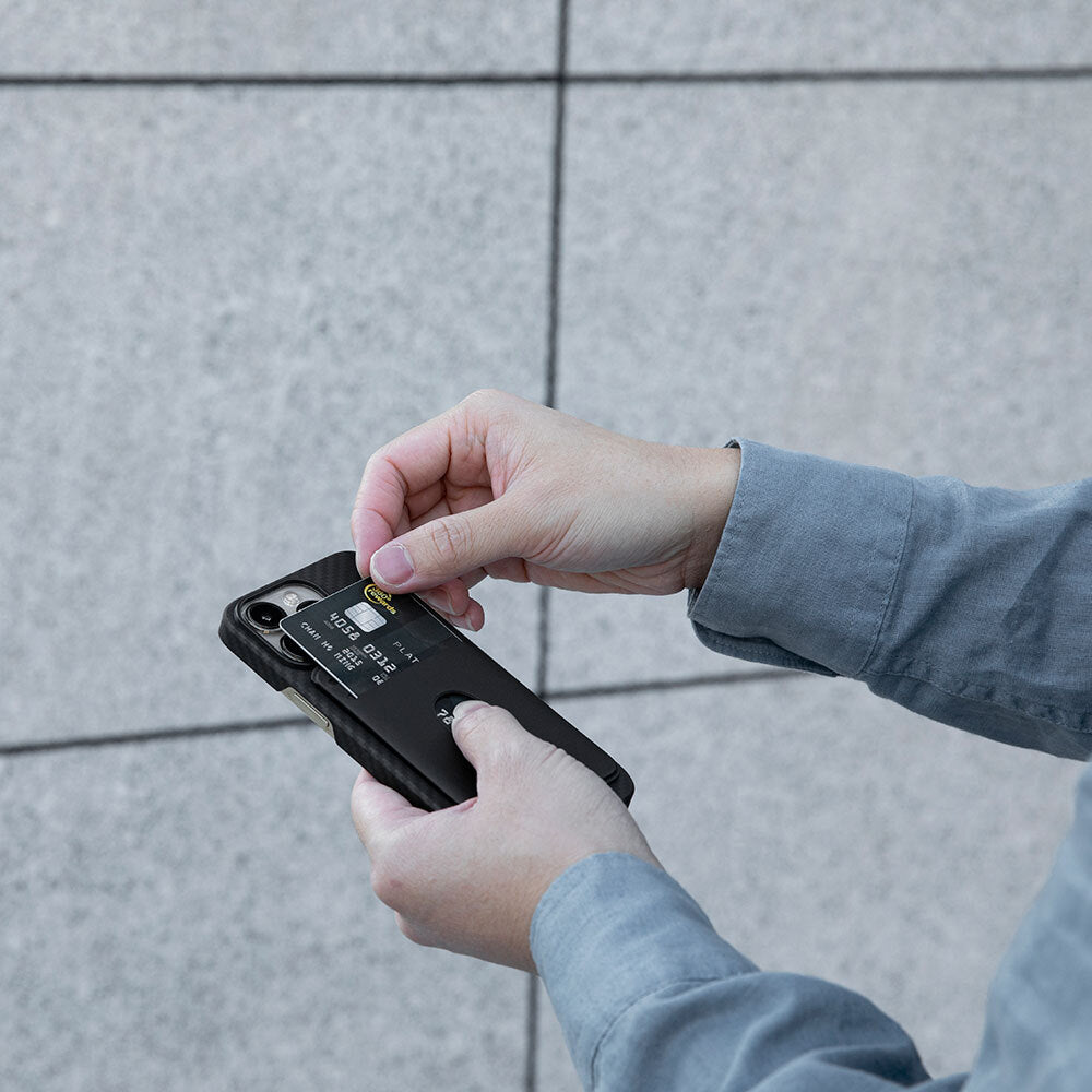 Pitaka MagEZ Card Sleeve 3.0 PU Deri Magnetik Kartlık Siyah