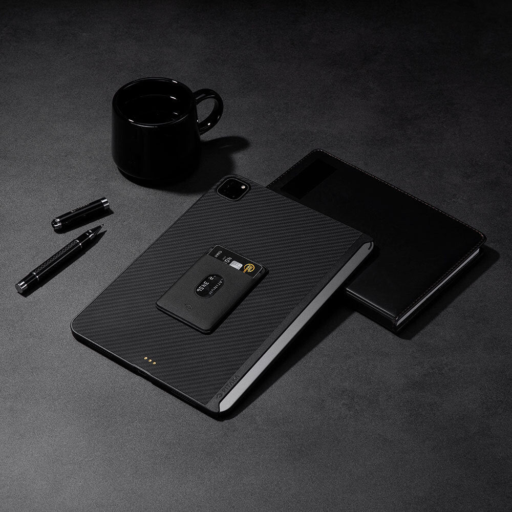 Pitaka MagEZ Card Sleeve 3.0 PU Deri Magnetik Kartlık Siyah