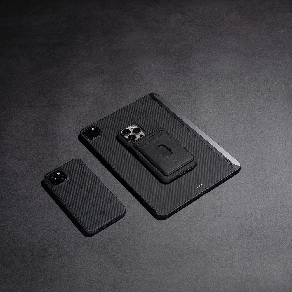 Pitaka MagEZ Card Sleeve 3.0 PU Deri Magnetik Kartlık Siyah