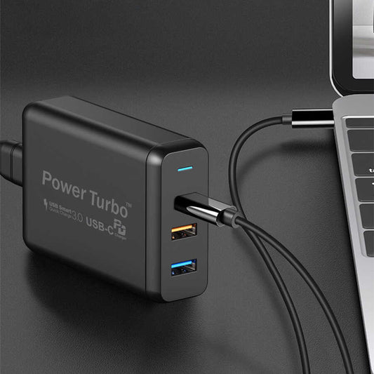 Wiwu PD Power Turbo TX-MU520C-A Universal Şarj Adaptörü Siyah