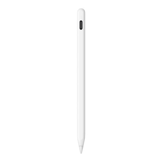Wiwu Pencil A03 Kablosuz Şarj Özellikli Avuç İçi Reddi (Palm Rejection) ve Eğim Hassasiyeti Özellikli Dokunmatik Kalem Beyaz