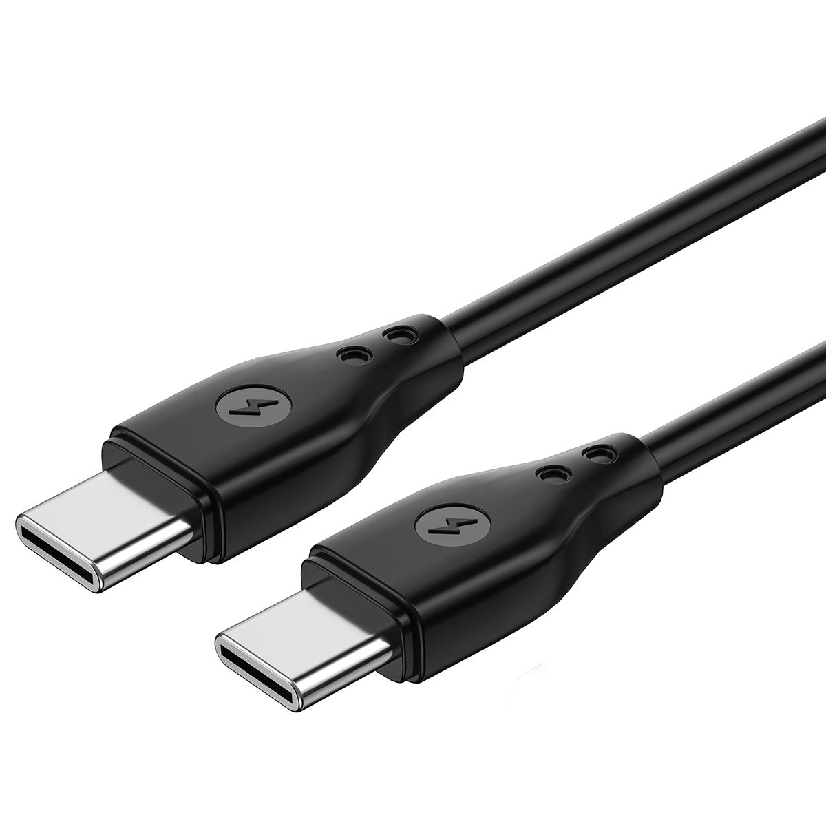 Wiwu Pioneer Wİ-C002 Ultra Esnek 67W Hızlı Şarj Özellikli Type-C To Type-C PD Kablo 1M Siyah