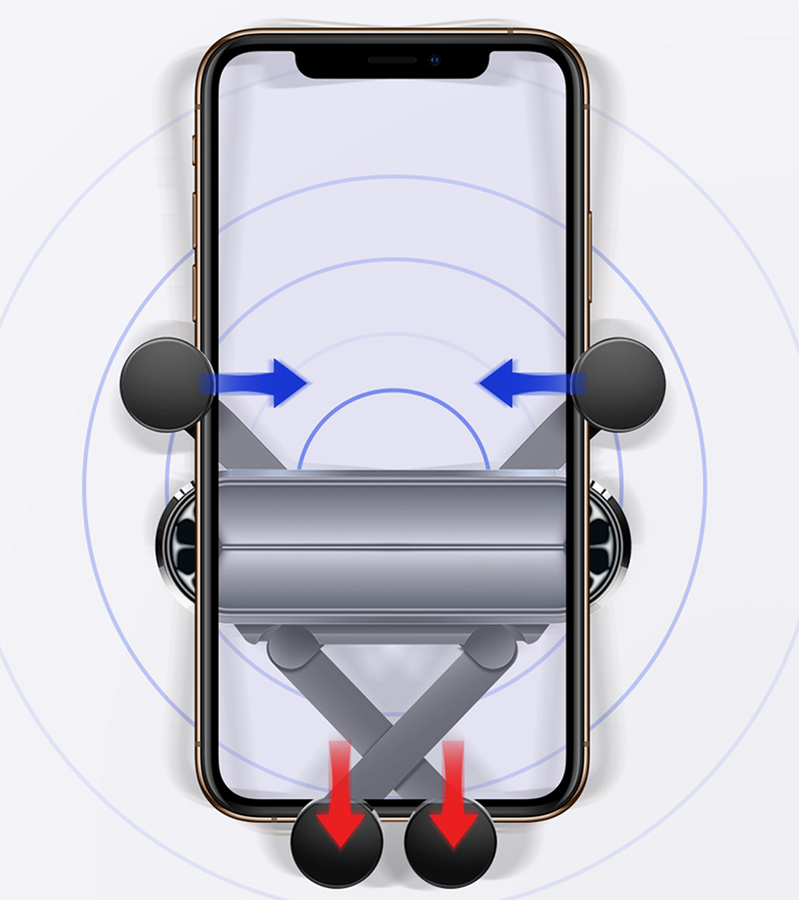 Wiwu PL100 Araç Telefon Tutucu Siyah
