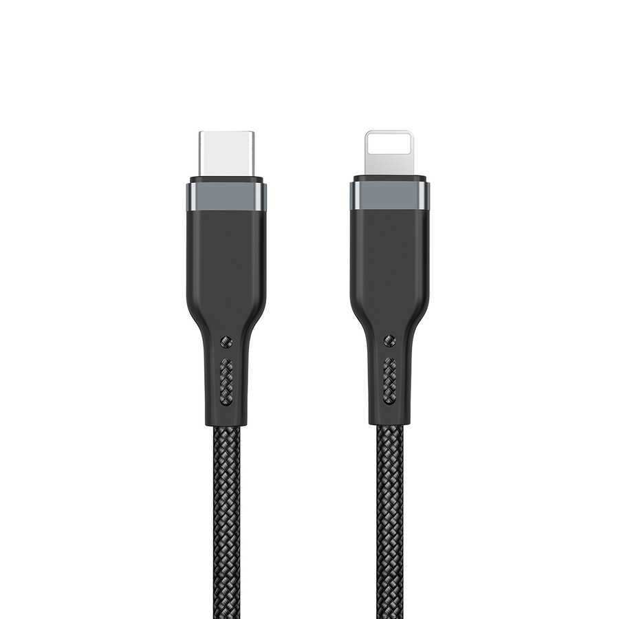 Wiwu Platinum Serisi PT04 PD To Lightning Kablo 1.2M Siyah