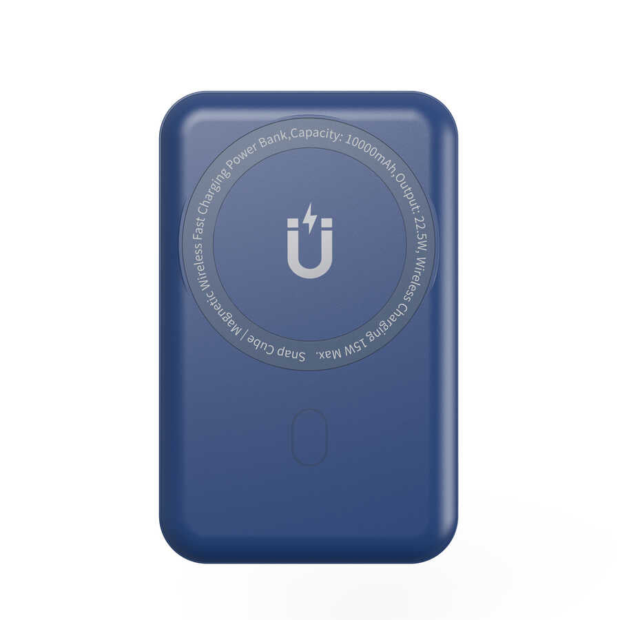 Wiwu SC10000 Magsafe Mıknatıslı Wireless Powerbank Mavi