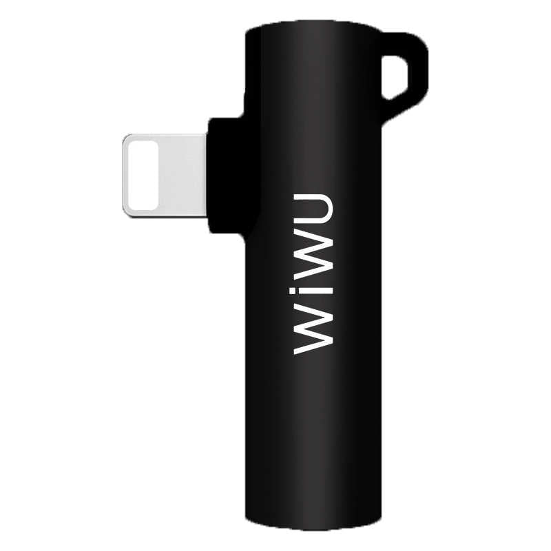 Wiwu ST03 Lightning Ses Adaptörü Siyah