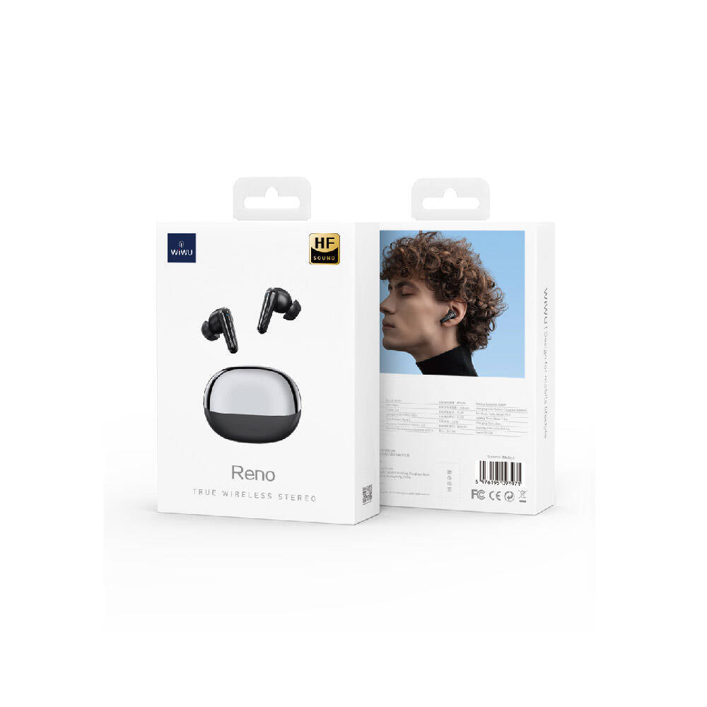 Wiwu T19 Reno Serisi TWS Kulak İçi Bluetooth v5.3 Kulaklık Beyaz