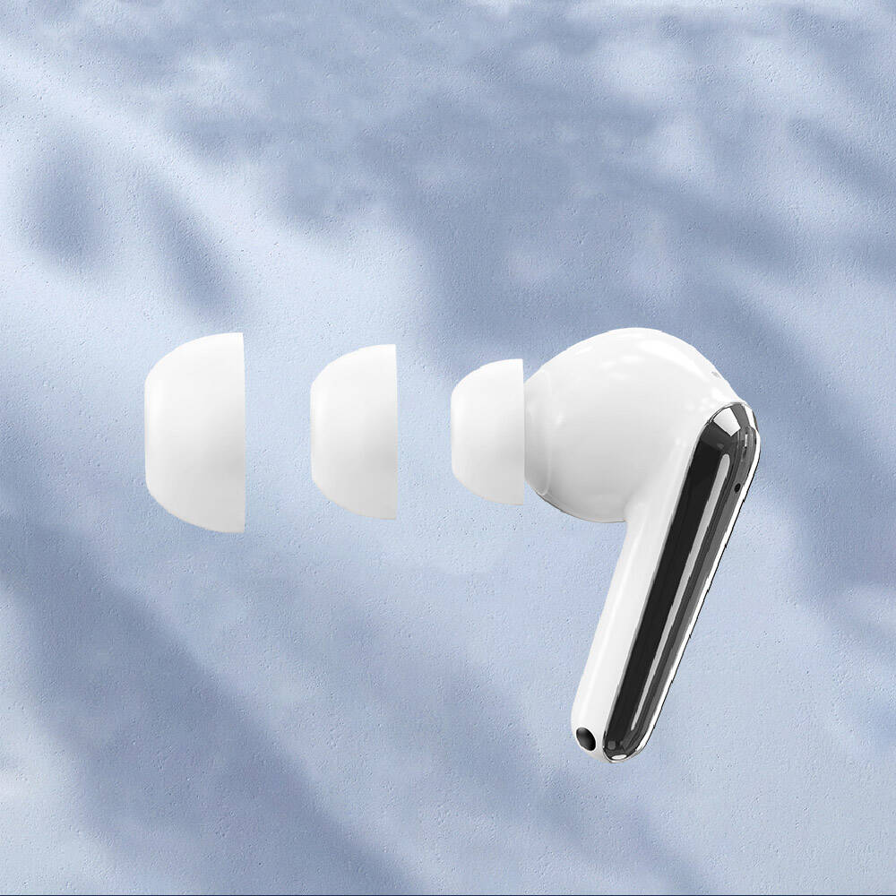 Wiwu T19 Reno Serisi TWS Kulak İçi Bluetooth v5.3 Kulaklık Beyaz
