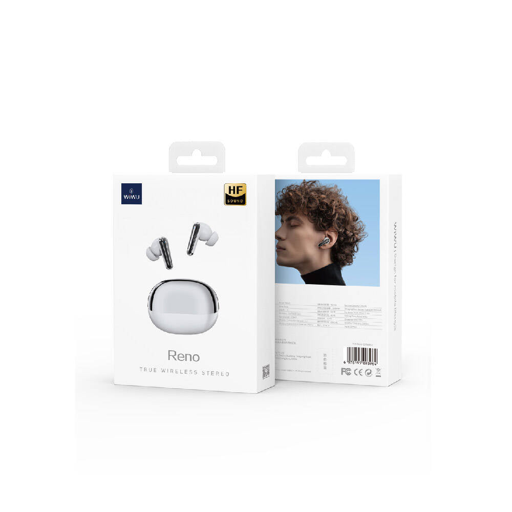 Wiwu T19 Reno Serisi TWS Kulak İçi Bluetooth v5.3 Kulaklık Beyaz