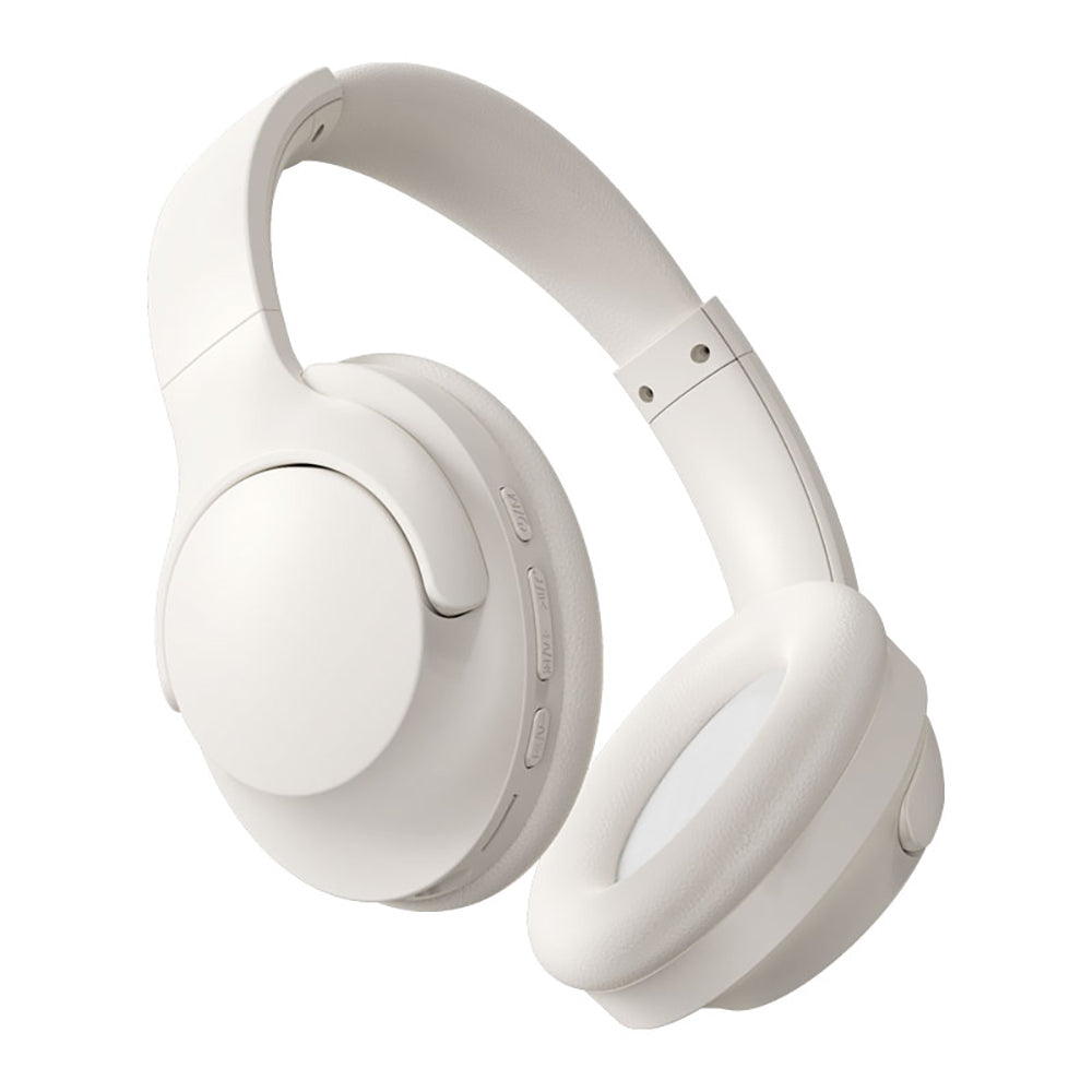 Wiwu TD-08 Elite Serisi Ayarlanabilir Pure Bass Hi-Fi Kulak Üstü Bluetooth Kulaklık v5.3 Beyaz