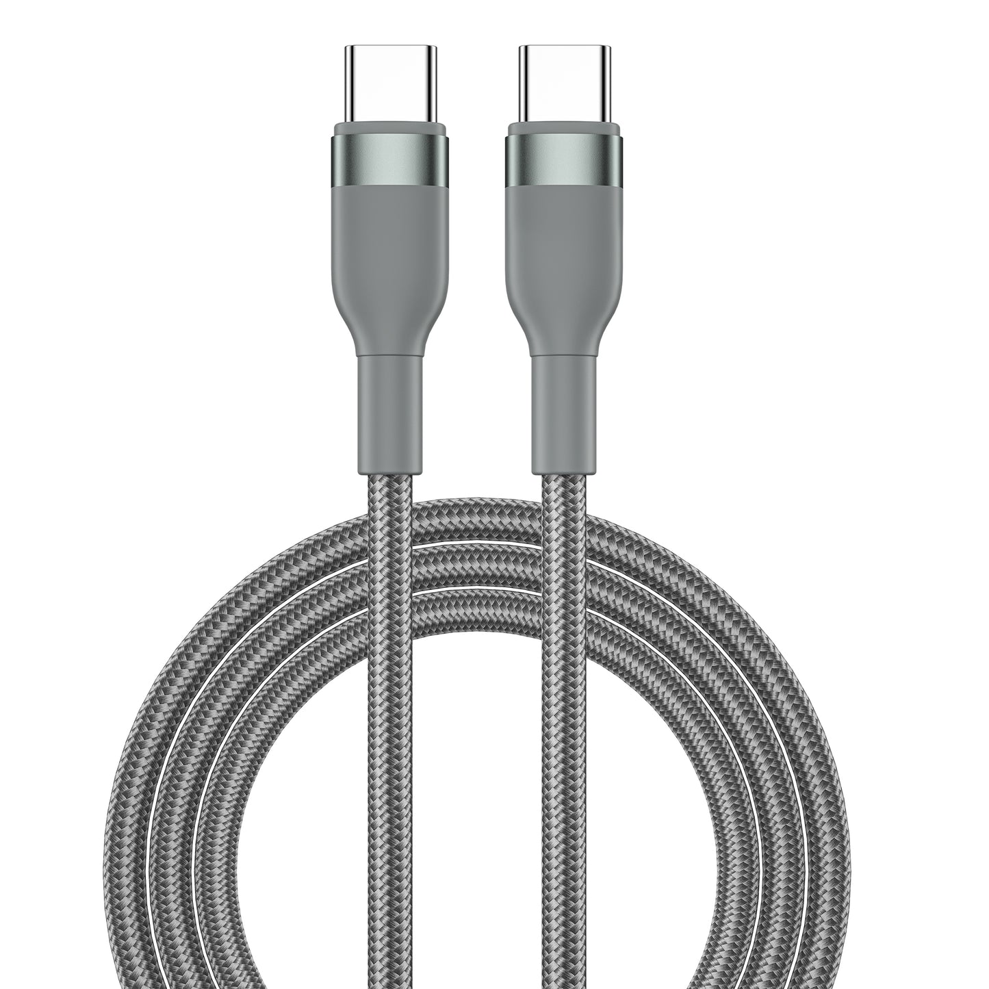 Wiwu Wi-C017 Concise Serisi Type-C to Type-C PD Data Kablo 100W 2M Gri
