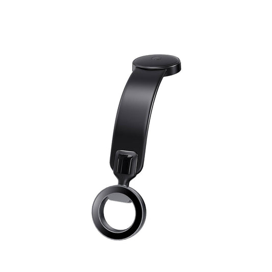 Wiwu Wi-CH053 Mago Serisi Magnetik Magsafe Uyumlu Bükülebilen Eğimi ve Düz Zemin Araç Telefon Tutacağı Siyah