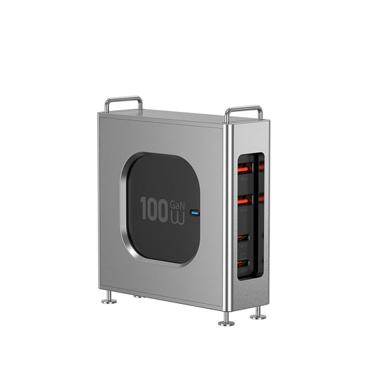 Wiwu Wi-G013 Warrior Serisi GaN Tech Hızlı Şarj Özellikli Şarj Başlığı 100W Siyah
