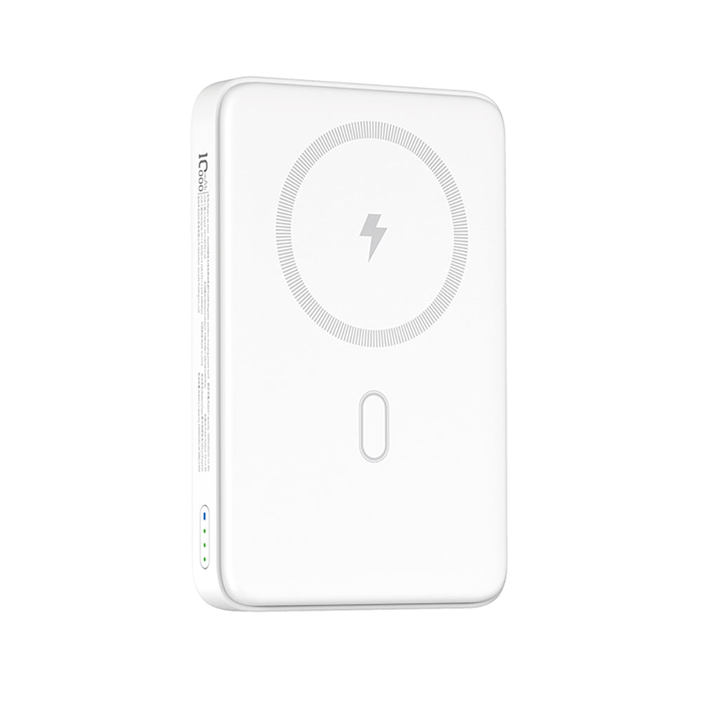 Wiwu Wi-P043 LED Işık Göstergeli Standlı Taşınabilir Magsafe Wireless Powerbank 10.000mAh 15W Siyah