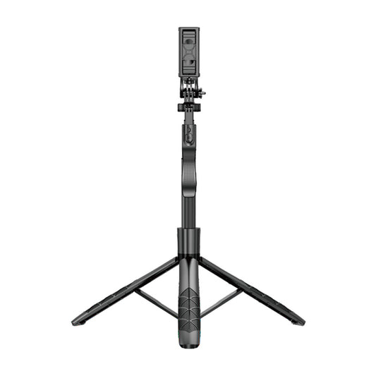 Wiwu Wi-SE005 Çok Fonksiyonlu Sabitleyici Ayrılabilir Canlı Yayın Tripod Selfie Çubuğu Siyah