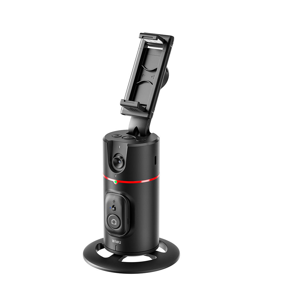 Wiwu Wi-SE008 Canlı Yayın 360 Derece Dönebilen Akıllı Yüz Tanıma Takip Standı Siyah