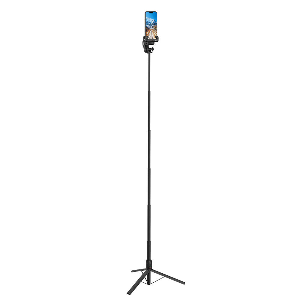 Wiwu Wi-SE009 Çok Fonksiyonlu Sabitleyici Ayrılabilir Tripod Selfie Çubuğu Siyah