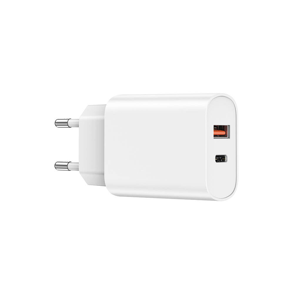 Wiwu Wi-U002 Quick Hızlı Şarj Başlığı Type-C to Type-C PD 20W Kablolu Şarj Seti Beyaz
