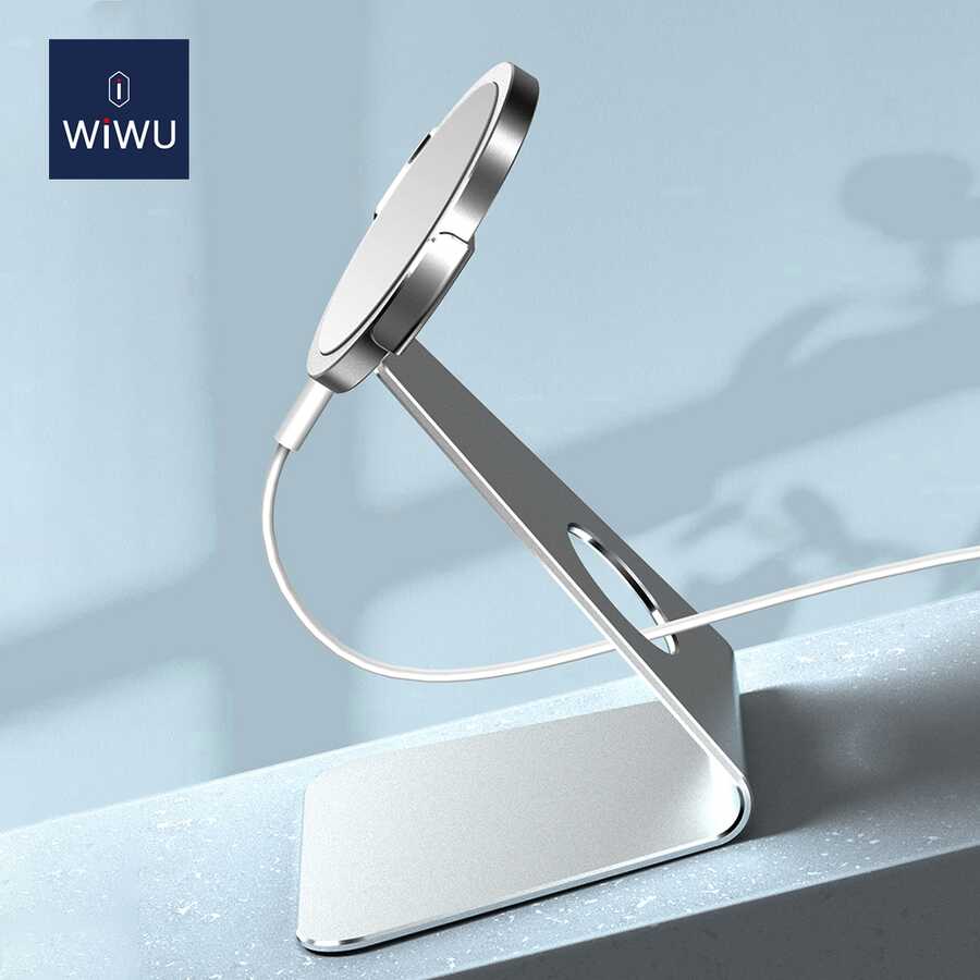 Wiwu ZM303 Magsafe Şarj Standı Gümüş