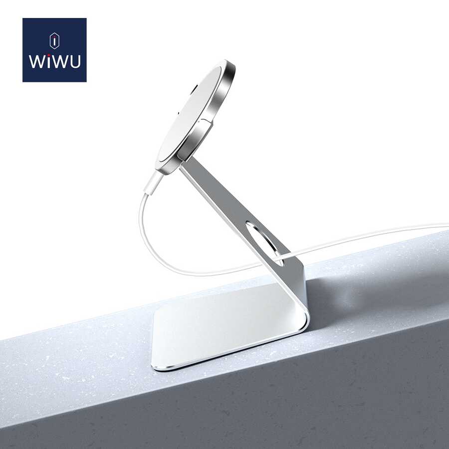Wiwu ZM303 Magsafe Şarj Standı Gümüş