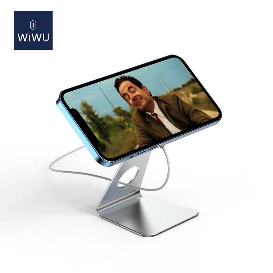 Wiwu ZM303 Magsafe Şarj Standı Gümüş