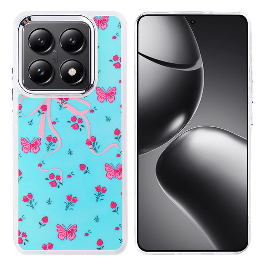 Xiaomi 14T Pro Kılıf Airbag Tasarımlı Zore Hadra Kapak Kelebek