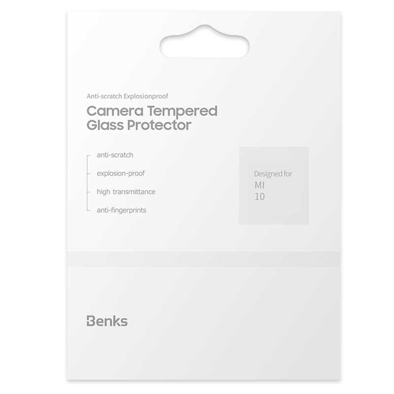 Xiaomi Mi 10 Benks KR Kamera Lens Koruyucu Cam Renksiz