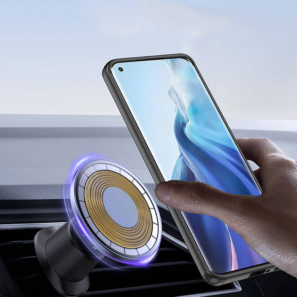 Xiaomi Mi 13 Kılıf Aramid Karbon Fiber Magsafe Özellikli Wlons Radison Kapak Siyah