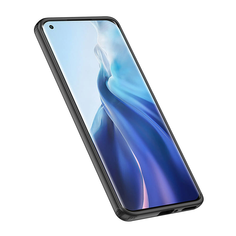 Xiaomi Mi 13 Kılıf Aramid Karbon Fiber Magsafe Özellikli Wlons Radison Kapak Siyah