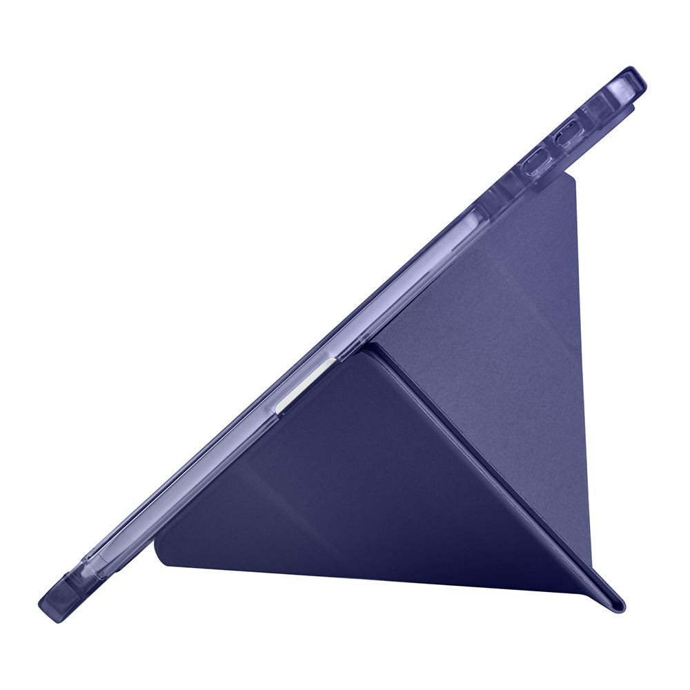 Xiaomi Pad 7 Kılıf Zore Tri Folding Kalem Bölmeli Standlı Kılıf Lila